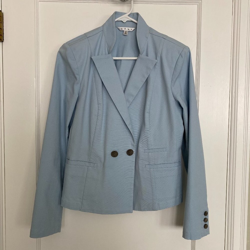 CAbi jacket, size 6, cotton (looks like linen)